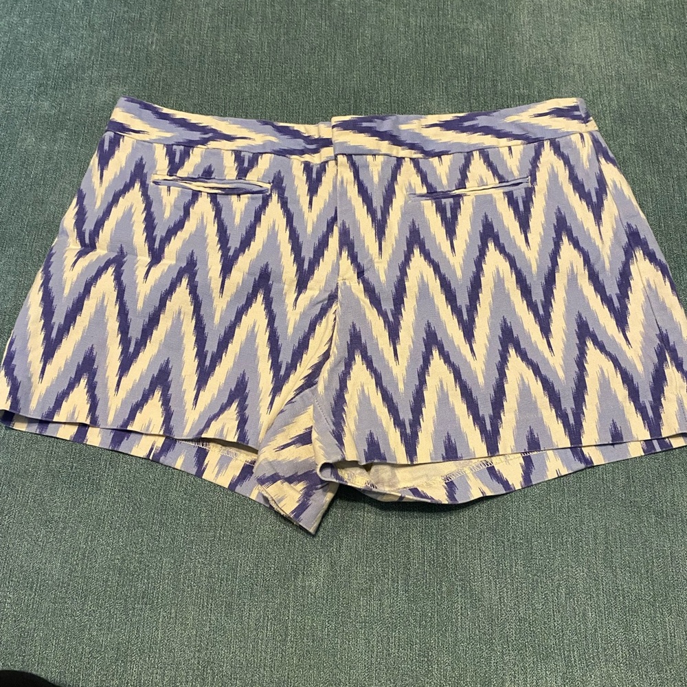 Purple and cream women’s shorts
